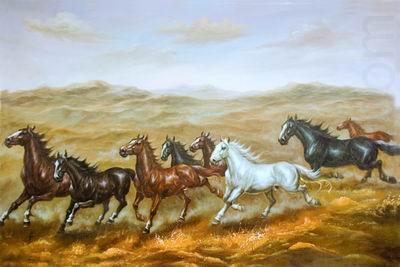 unknow artist Horses 06 china oil painting image